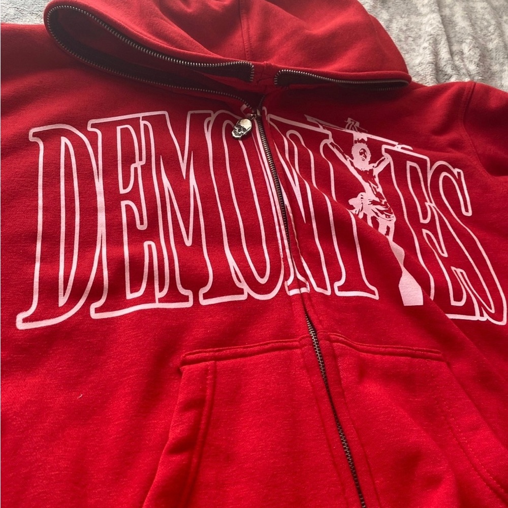 Demonites full zip hoodie size M